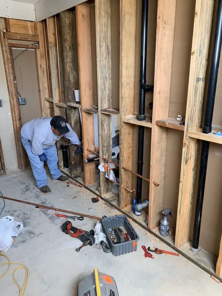 Commercial rough-in plumbing for Water Heater Replacement in Millersville